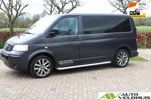 Volkswagen Transporter 2.5 TDI 300 Budgetline DC 2.5t Trekverm./ Airco/ Cruise/ 19&rdquo;LMV/ PDC/ Trekhaak