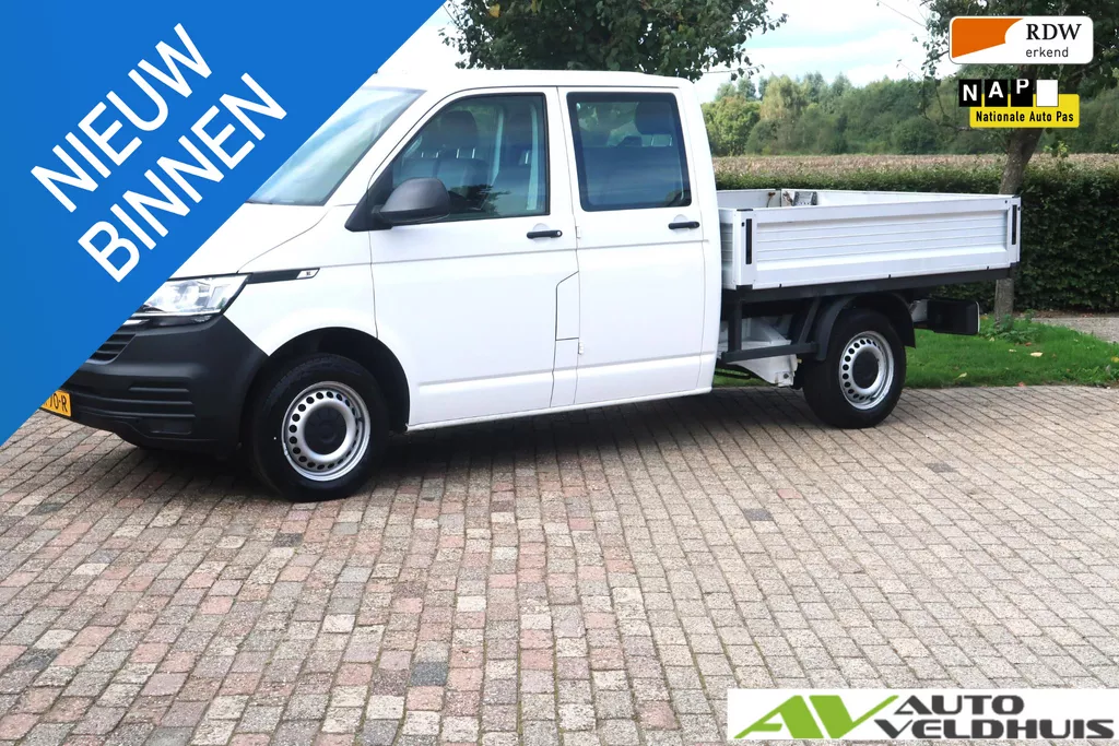 Volkswagen Transporter 2.0 TDI L2H1 DC 28 Comfortline 6 persoons PICK UP